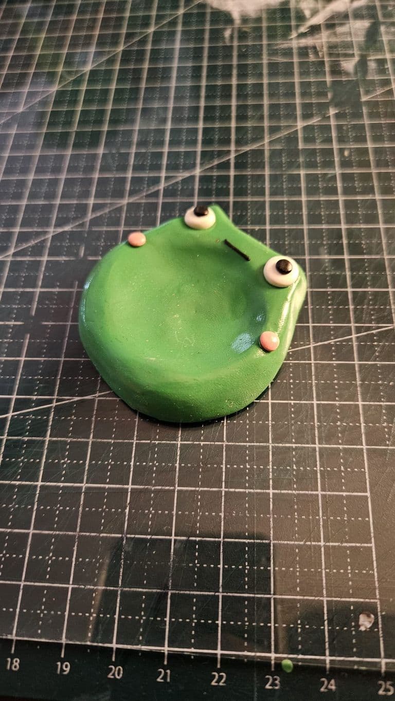 Green Frog Figurine